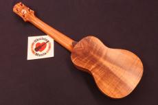 Tatsuya Mitsui [三井達也] Custom Spruce-top Curly Koa Long-neck Soprano Uklulele # 5655_9