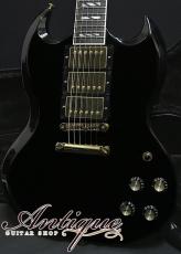 Gibson Exclusive Model SG Supreme 3P.U. 2024 Ebony /Chandelier Inlay /Burstbucker Pro "Near-Mint Condition"_2