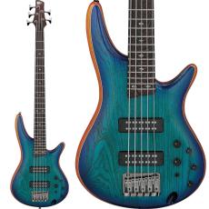 Ibanez SR5AH SPL 5弦ベース アクティブ/パッシブ切替 24フレット サファイアブルー ローグロス 青