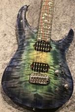 Giulio Negrini Guitars (GNG) Custom Order Brea Carved 6 Figured Italian Poplar Top/Flame Ash Back "Tomer" 【Made in Switzerland】