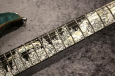 Giulio Negrini Guitars (GNG) Custom Order Brea Carved 6 Custom Theme Inlay "Winter Wolves" 【Made in Switzerland】【Art Inlay】_3