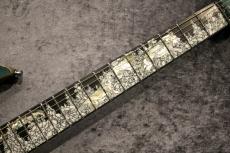 Giulio Negrini Guitars (GNG) Custom Order Brea Carved 6 Custom Theme Inlay "Winter Wolves" 【Made in Switzerland】【Art Inlay】_5