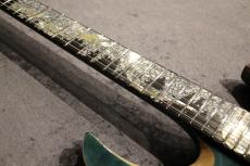 Giulio Negrini Guitars (GNG) Custom Order Brea Carved 6 Custom Theme Inlay "Winter Wolves" 【Made in Switzerland】【Art Inlay】_7