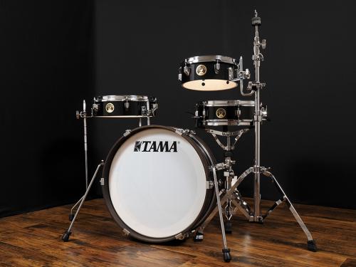 TAMA Club-JAM Pancake Drum Set  BD18" TT10” FT13” SD12” LJK48P【シンバルスタンド、専用ケース付】