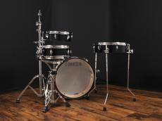 TAMA Club-JAM Pancake Drum Set  BD18" TT10” FT13” SD12” LJK48P【シンバルスタンド、専用ケース付】_7