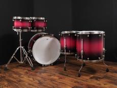 Pearl Reference One Drum Set 5pc 22"BD / 10” 12"TT / 14” 16"FT Metallic Pink Burst_7