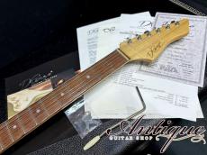 D'Pergo Custom Guitars Vintage Limited PB-BZF 2012 Electric Candy Blue w/Signature LTD HW-PU EX+++ "Recovered Vintage Wood"_10