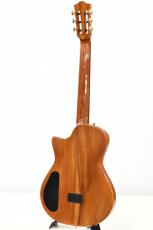 Bromo Guitars 【クロサワ横浜店】BEN2C 【5cm未満の薄胴エレガット】【スプルース w/5Aフレイムオクメベニア】_4