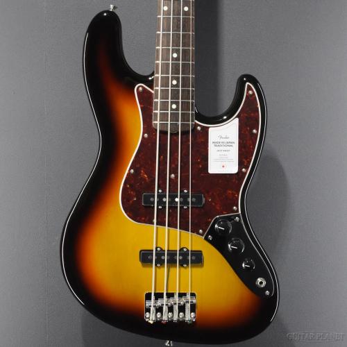 Fender Made In Japan Traditional 60s Jazz Bass -3 Color Sunburst-【3.67kg】