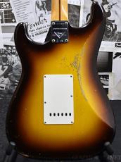 Fender Custom Shop LIMITED EDITION Fat 1950s Stratocaster Relic -Wide Fade Chocolate 2 Color Sunburst-_3