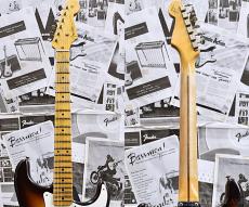 Fender Custom Shop LIMITED EDITION Fat 1950s Stratocaster Relic -Wide Fade Chocolate 2 Color Sunburst-_6