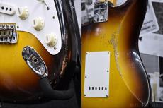 Fender Custom Shop LIMITED EDITION Fat 1950s Stratocaster Relic -Wide Fade Chocolate 2 Color Sunburst-_9