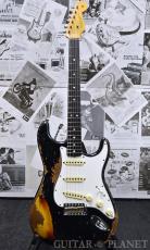 Fender Custom Shop Guitar Planet Exclusive 1965 Stratocaster Super Heavy Relic -Super Faded Aged Black over 3CS-_2