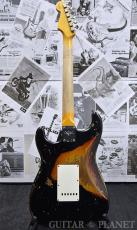 Fender Custom Shop Guitar Planet Exclusive 1965 Stratocaster Super Heavy Relic -Super Faded Aged Black over 3CS-_4