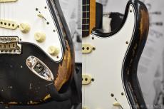 Fender Custom Shop Guitar Planet Exclusive 1965 Stratocaster Super Heavy Relic -Super Faded Aged Black over 3CS-_9