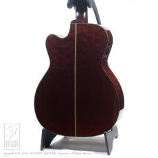 Santa Cruz OM Cutaway Custom Figured Mahogany (Short Scale)_4