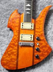 B.C.Rich Mockingbird Quilt Maple 1P Quilt Maple Wing/Maple Through Necl/Ebony FB 【日本製】【1980's～1990's】