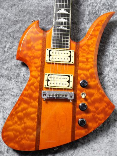 B.C.Rich Mockingbird Quilt Maple 1P Quilt Maple Wing/Maple Through Necl/Ebony FB 【日本製】【1980's～1990's】