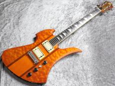 B.C.Rich Mockingbird Quilt Maple 1P Quilt Maple Wing/Maple Through Necl/Ebony FB 【日本製】【1980's～1990's】_2