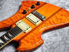 B.C.Rich Mockingbird Quilt Maple 1P Quilt Maple Wing/Maple Through Necl/Ebony FB 【日本製】【1980's～1990's】_4