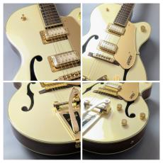 Gretsch G5420TG Electromatic Pristine LTD Hollow Body Single-Cut with Bigsby White Gold_3