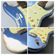 Fender Custom Shop 1960 Stratocaster Heavy Relic Aged Lake Placid Blue 3.6kg #CZ588356_3