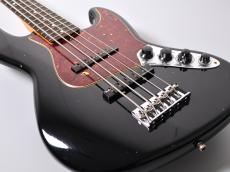 Fender Custom Shop Custom Built Custom Classic Jazz Bass V Journeyman Relic -Black- 【4.38kg】_4