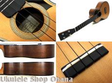 Ancestor's Ukulele [Modarn Concert HR] ウエスタンレッドシダー/フィギャードサペリ #268_4