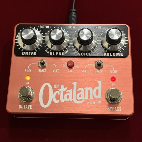 KING TONE GUITAR The Octaland "Coral" 【希少入荷】【レアカラー】【極上オクターブファズ】