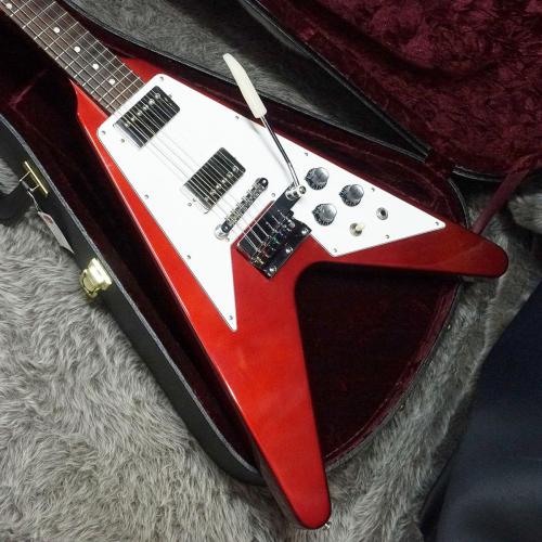Gibson 1967 Flying V Vibrola Sparkling Burgundy【2021年製】【向暑セール】
