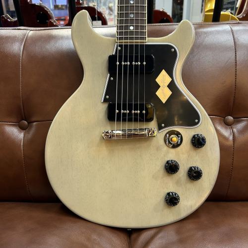Epiphone Inspired by Gibson Custom 1960 Les Paul Special Double Cut TV White  #25031520013