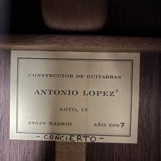 ANTONIO LOPEZ 2007年製 Concierto 杉/中南米ローズ【USED】_11