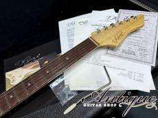 D'Pergo Custom Guitars Vintage Limited PB-BZF 2012 Electric Candy Blue w/Signature LTD HW-PU EX+++ "Recovered Vintage Wood"_10