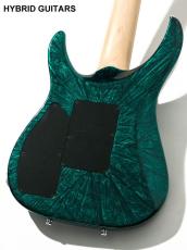 G-Life Guitars DSG Life Ash VII Top Grade Bubble Green Moon _2