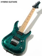 G-Life Guitars DSG Life Ash VII Top Grade Bubble Green Moon _3