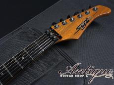 Saijo Guitars AKIRA WADA Model SAW-8C Bolt-On 2023 1P H-Maho Body&Neck w/FRT 3.82kg Near-Mint "Custom Order Spec"_11