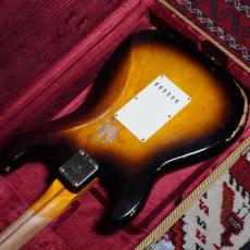 Fender Custom Shop 2024 Time Machine Series 1957 Stratocaster Heavy Relic Faded Aged 2-Color Sunburst_5