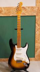 Fender Custom Shop 2024 Time Machine Series 1957 Stratocaster Heavy Relic Faded Aged 2-Color Sunburst_11