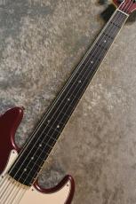 J.W.Black Guitars JWB-JP-JB V ALD / Burgundy Mist Aged #25050【オールラッカー】【軽量/4.14kg】【マッチングヘッド】【5弦】_4