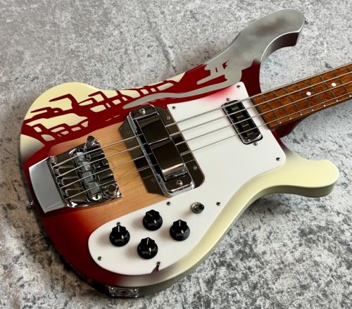 Rickenbacker 4001 C64 Mod. - Firegro "Psychedelic Paint - 【4.50Kg】