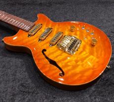 Kz Guitar Works Kz One Carved Top Semi-Hollow 3S23 Kahler / Amber Burst_2