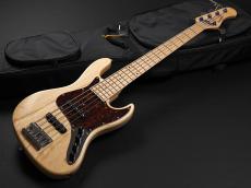 Sadowsky Metroline ML21 VJ5 Vintage J/J Bass Swamp Ash Body 5st  ~Natural Transparent Satin~_2