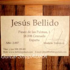 Jesus Bellido[ヘスス・ベジード] トーレスモデル　Torres 6_5