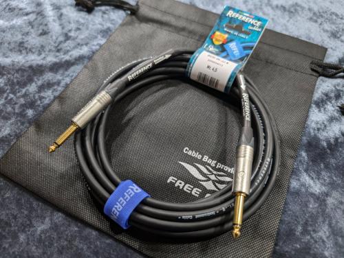 Reference Cables 【旧価格ラスト】RIC-01 -Black-【Single Coil】【4.5m】【S-S】【1本のみ即納可能】