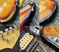 Fender 【夏のボーナスセール】 Kurt Cobain Road Worn Jaguar -3-Color Sunburst- 2011年製【3.88kg】_9