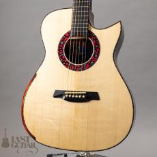 Hozen Guitars Blue Label Deep OM Swiss Moon Spruce Granadillo_2