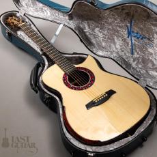 Hozen Guitars Blue Label Deep OM Swiss Moon Spruce Granadillo_13