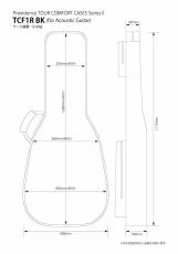 Providence 【ドレットノート・ジャンボサイズ対応】TCF1R BK(ブラック)Acoustic Guitar Case 【店頭お試し可能】_2