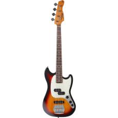 Sfida SJB-450 Sunburst (サンバースト) エレキベース ショートスケール ローステッドメイプルネック