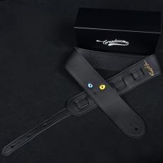 Grande uomo 黒ねこ刺繍ストラップ オッドアイ